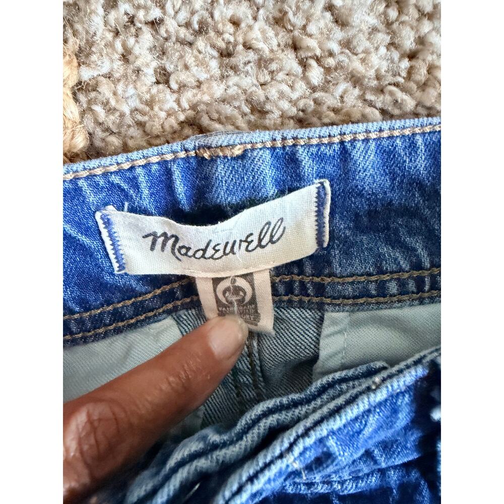 Madewell Tapered Denim Trousers 28 EUC Heavy - Picture 3 of 6